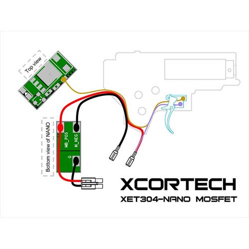 XcorTech XET304-Nano 電動ガン用超小型 MosFET スイッチ - トイホビー 