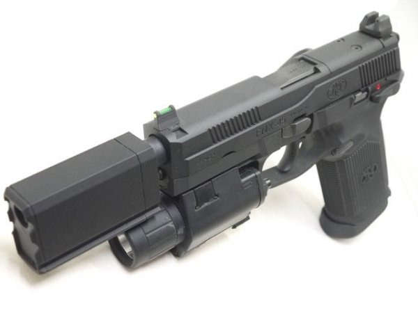 F&F GunParts 東京マルイ Mk23/HK45 TAC/FNX-45対応 オスプレイナノサプレッサー Type A - トイホビーショップ  ミミー サバイバルゲーム用品・エアガンパーツ・電動ガン・ガスガン・エアガンの通販WEBショップ