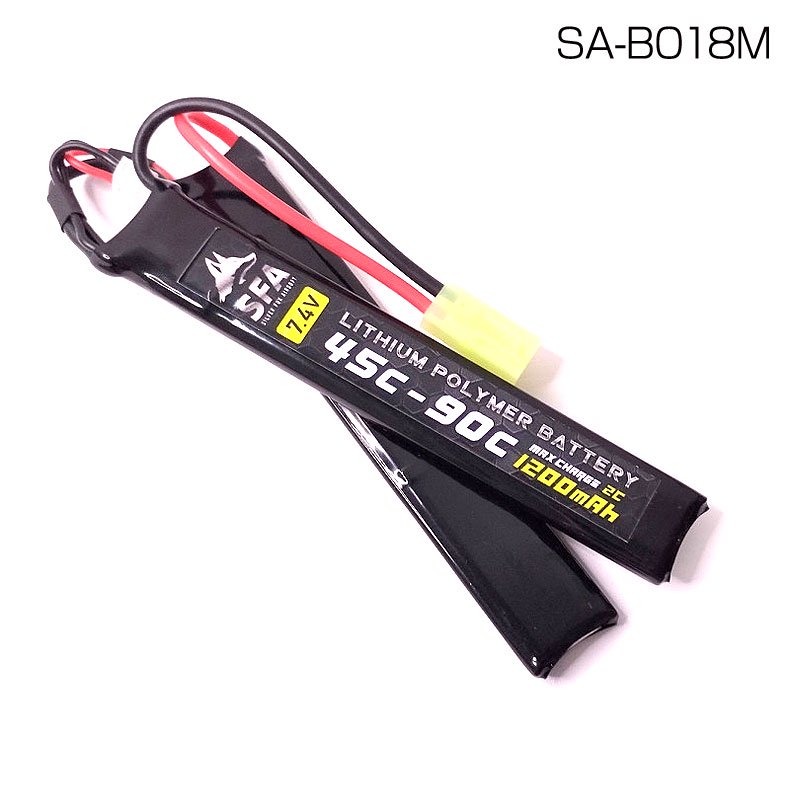 SFA 7.4V1200mAh 45C-90C セパレートタイプ ミニコネクタ LI-PO リポ 