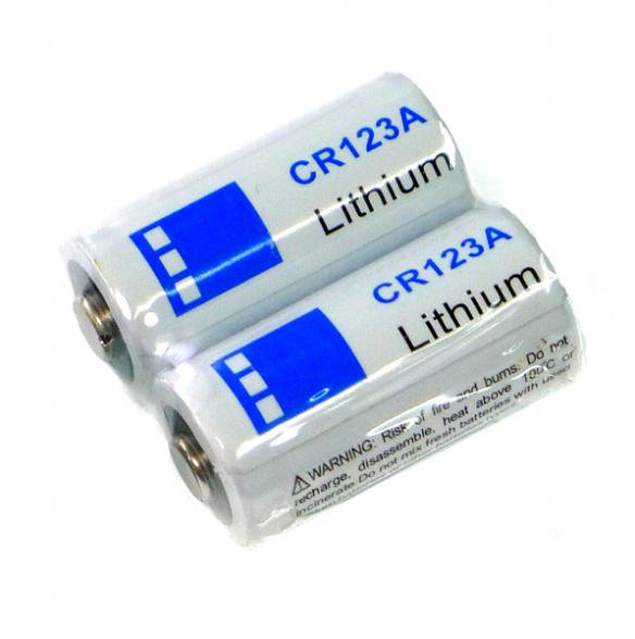 CR123A 3Vリチウムイオン電池2本セット - トイホビーショップ ミミー 
