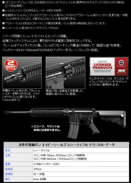 東京マルイ 次世代電動ガン Recce Rifle レシーライフル 対象年齢18歳