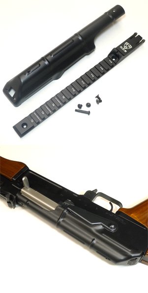 APS AK47対応 74 タイプ 20mmピカティニーレール付きレシーバートップ