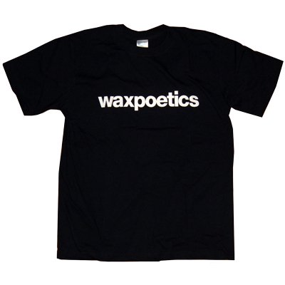 【希少】Wax Poetics オフィシャル ロゴ プリント Tシャツ ブラック