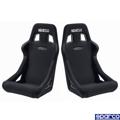 バケットシート SPRINT L ブラック【FIA公認】 - スパルコ(SPARCO) シート・レーシングスーツ・ヘルメット専門店