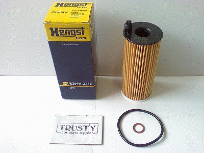 EGオイルエレメント E204HD218 HENGST 　HU6004X 　OX404D　 11428507683 - trusty トラスティ　　 登録番号Ｔ8140002041847