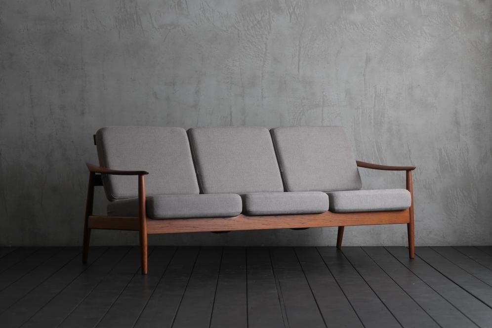 アルネヴォッダー ソファ 北欧 デンマーク ヴィンテージ 3 Seat Sofa Arne Vodder - HIKE