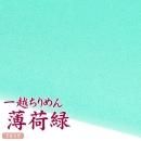 一越ちりめん 薄荷緑 つまみ細工用カットちりめんw