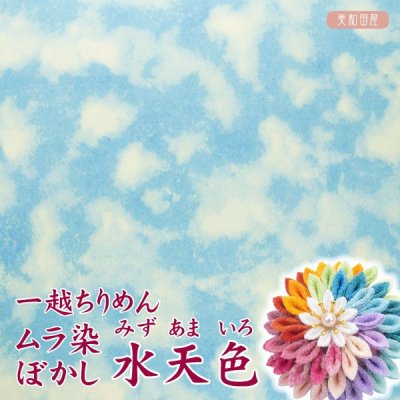 つまみ細工カット（花ぼかし） 余儀なく