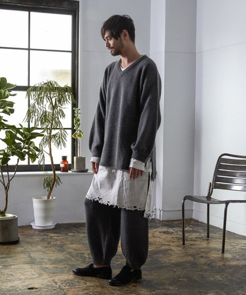 2016AW 先行予約】glamb MONOTONE[グラム モノトーン] Yak long knit