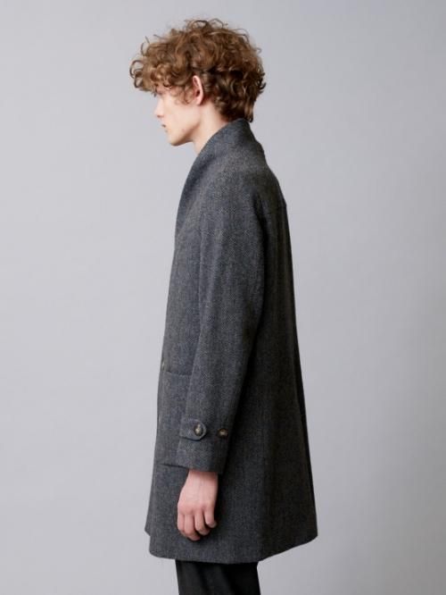 激安店舗 TROVE / LASSE COAT＜ノーカラーコート＞ チェスターコート