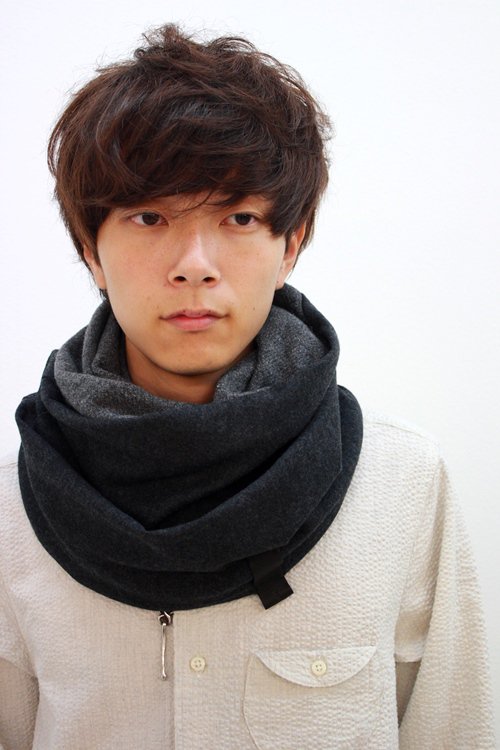 PATRICK STEPHAN [パトリックステファン] Jersey scarf 'fuji' 16AW-B