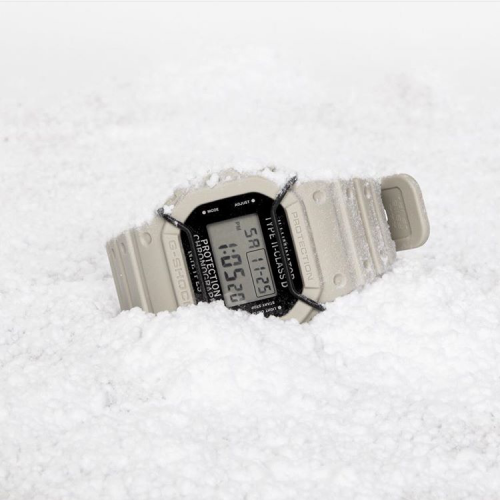 エヌハリウッド G-SHOCK DW-5600 white beigeベージュ