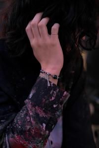 gunda [] ONYX BR/CBRACELETˡ㥪˥֥쥹å/C #С