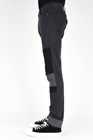 LAD MUSICIAN [ラッドミュージシャン] PATCHWORK SLIM PANTS＜パッチ