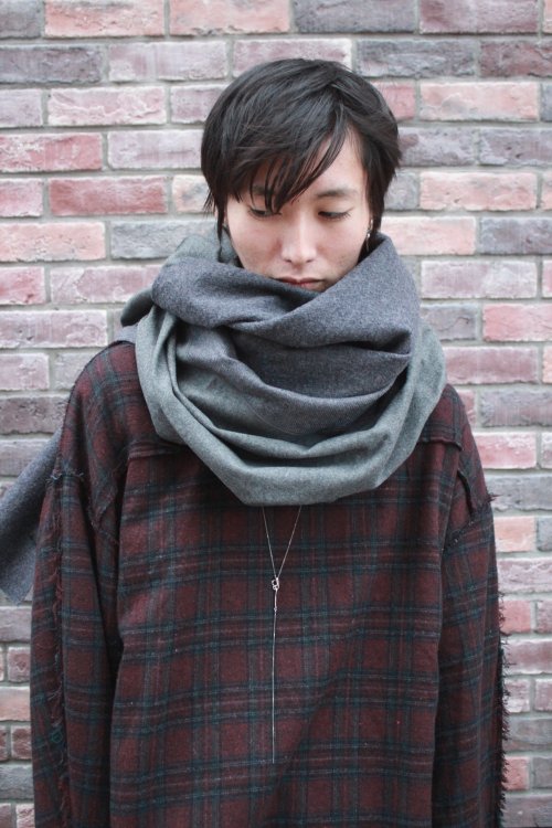 PATRICK STEPHAN [パトリックステファン] Jersey scarf 'wrap' 17aw