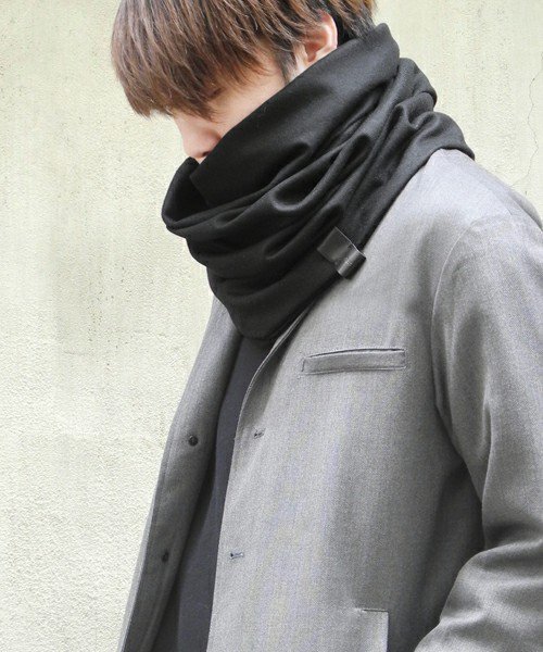 PATRICK STEPHAN [パトリックステファン] Jersey scarf 'fuji' 17aw