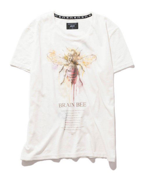 2018SS先行予約】 glamb [グラム] GB0118 / T02 : BRAIN BEE T＜ブレインビーTシャツ＞ 2色展開