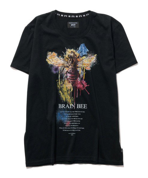 2018SS先行予約】 glamb [グラム] GB0118 / T02 : BRAIN BEE T＜ブレインビーTシャツ＞ 2色展開