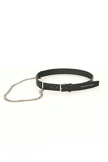 LAD MUSICIAN [ラッドミュージシャン] CHAIN LEATHER BELT ＜チェーン