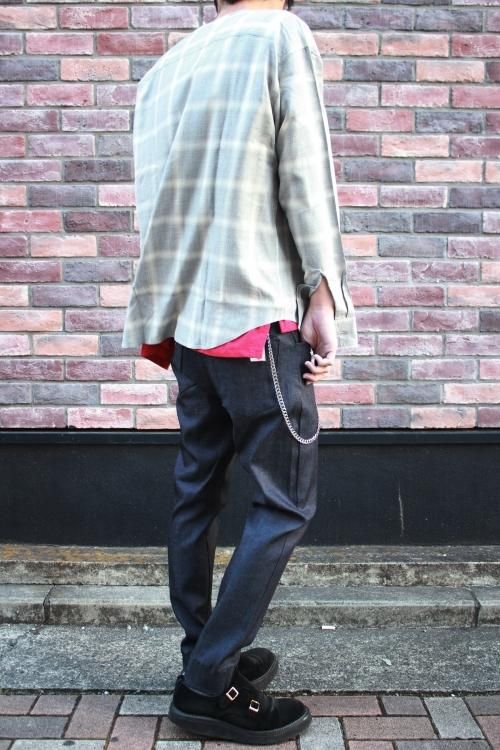 N.HOOLYWOOD [エヌハリウッド] COLLECTION LINE STRETCH DENIM SLACKS PANTS ＜コレクションライン  ストレッチデニムスラックスパンツ＞ インディゴ