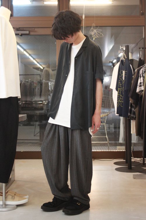 TROVE [トローヴ] VALO WIDE SHIRT ＜高密度シフォン 開襟ワイドシャツ