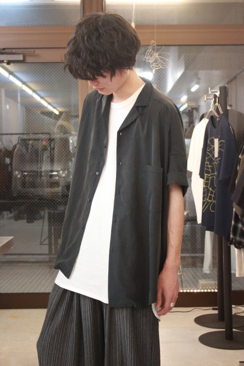 TROVE [トローヴ] VALO WIDE SHIRT ＜高密度シフォン 開襟ワイドシャツ