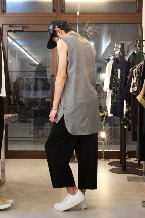 LAD MUSICIAN [ラッドミュージシャン] T-CLOTH 2TUCK WIDE CROPPED