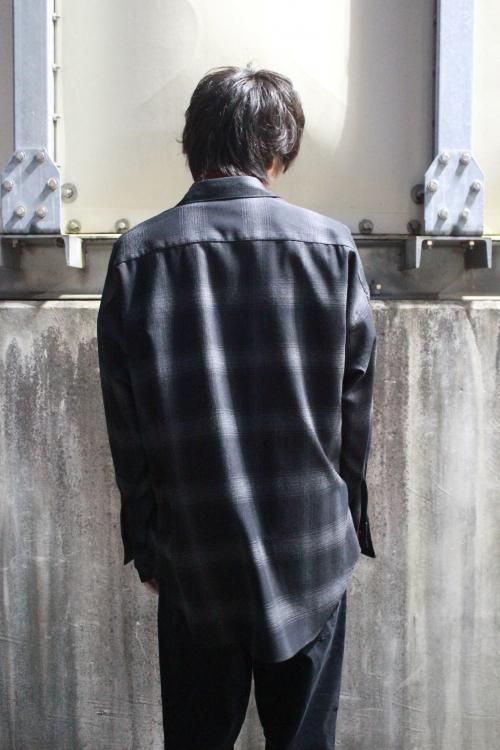 N.HOOLYWOOD [エヌハリウッド] COMPILE LINE WOOL WIDE SHIRT 