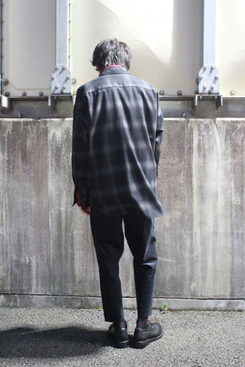 N.HOOLYWOOD [エヌハリウッド] COMPILE LINE WOOL WIDE SHIRT