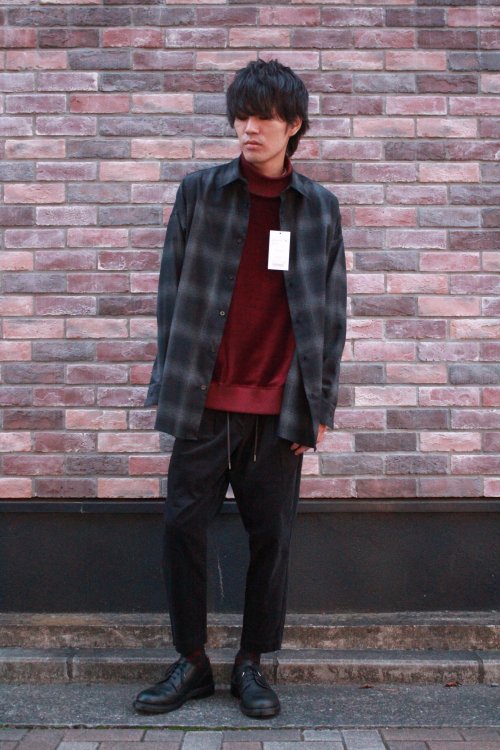 N.HOOLYWOOD [エヌハリウッド] COMPILE LINE WOOL WIDE SHIRT 