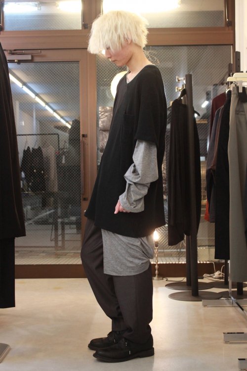 N.HOOLYWOOD [エヌハリウッド] COMPILE LINE WIDE TAPERED SLACKS