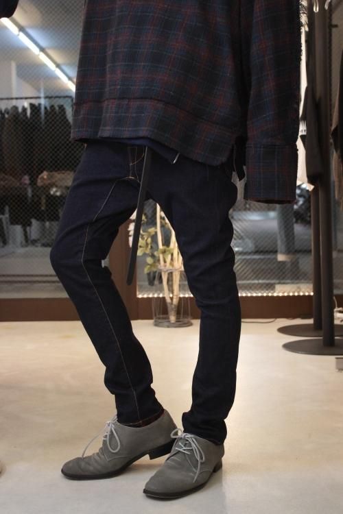 19AW予約】JieDa [ジエダ] SARROUEL SKINNY DENIM PANTS＜サルエル 