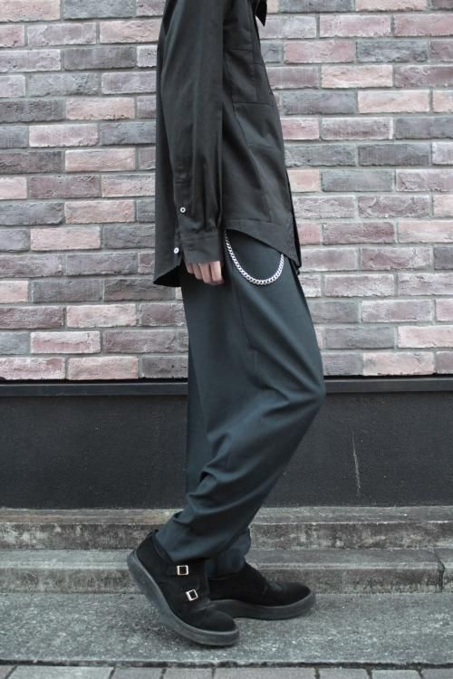 LAD MUSICIAN [ラッドミュージシャン] WOOL GABARDINE 2TUCK TAPERED