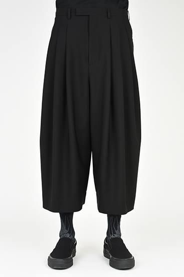 LAD MUSICIAN 3TUCK CROPPED WIDE PANTS