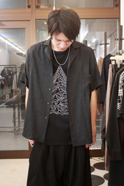 TROVE [トローヴ] VALO WIDE SHIRT ＜シャンブレーワイドシャツ＞ ブラック