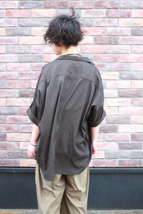 TROVE [トローヴ] VALO WIDE SHIRT ＜シャンブレーワイドシャツ