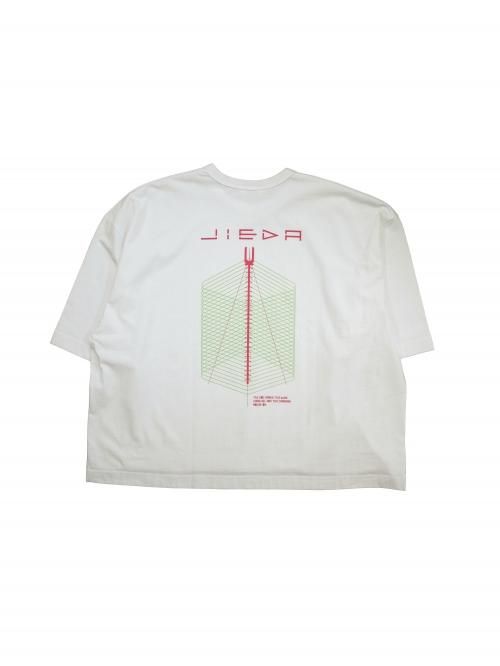 正規販売店】 ＜JieDa＞ TEE/Tシャツ SISED OVER LOGO Tシャツ 