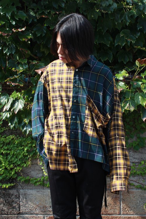 JieDa [ジエダ] ASMMETRY L/S SHIRT＜アシンメトリーロングスリーブ