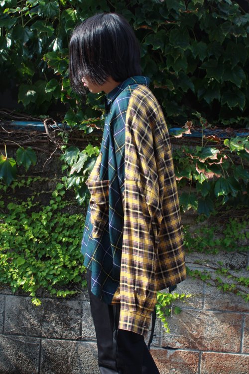 JieDa [ジエダ] ASMMETRY L/S SHIRT＜アシンメトリーロングスリーブ