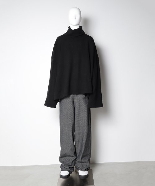 ANREALAGE [アンリアレイジ] ZOOM TURTLE NECK KNIT 2019AW ＜ズーム ...