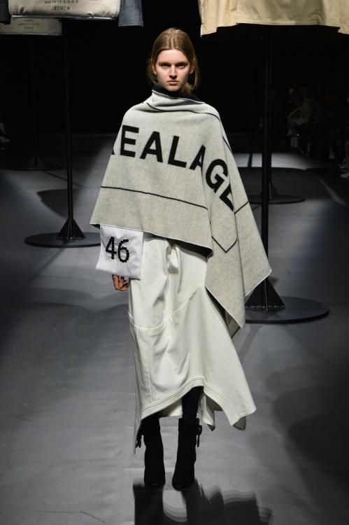 小物 ANREALAGE ZOOM NAME LABEL STOLE 2019AW ANREALAGE [アンリアレイジ] ZOOM NAME LABEL STOLE 2019AW