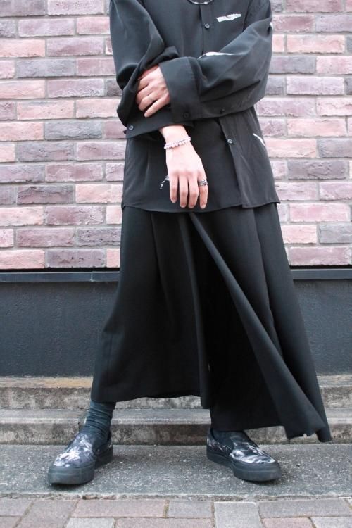 LAD MUSICIAN [ラッドミュージシャン] WOOL GABARDINE ASYMMETRY