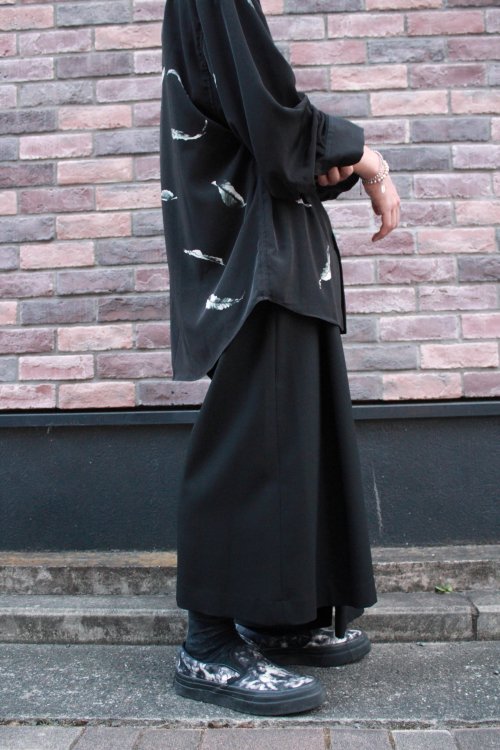 LAD MUSICIAN [ラッドミュージシャン] WOOL GABARDINE ASYMMETRY