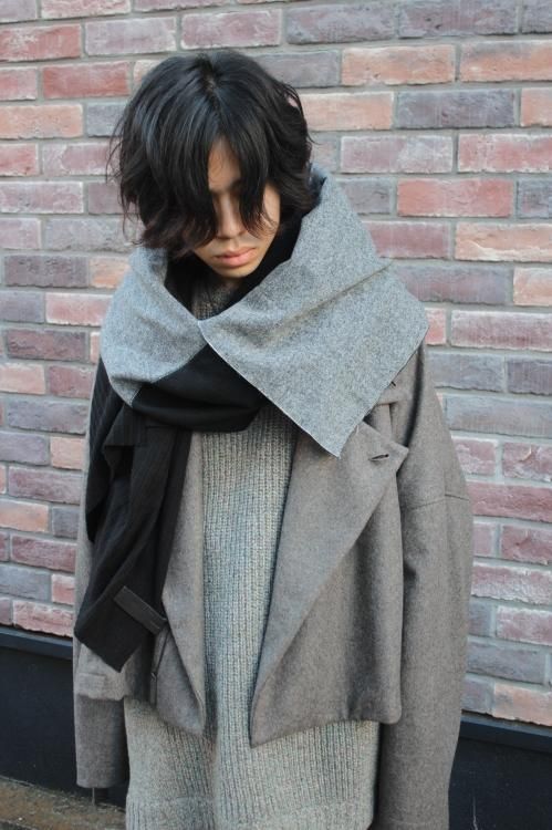 PATRICK STEPHAN [パトリックステファン] Jersey Scarf 'wrap