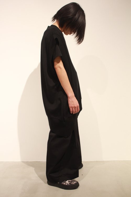 ANREALAGE [アンリアレイジ] SIDE ANGLE KNIT VEST 2020SS ＜サイド 