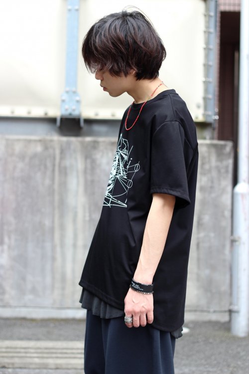 ANREALAGE [アンリアレイジ] LOW ANGLE PRINT TEE SHIRT 2020SS ＜ロー