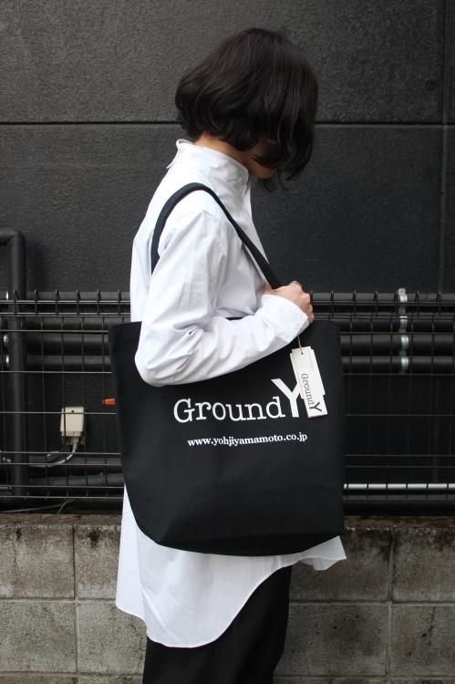 Ground Y Yohji Yamamoto [グラウンドワイ ヨウジヤマモト] ロゴトート ...