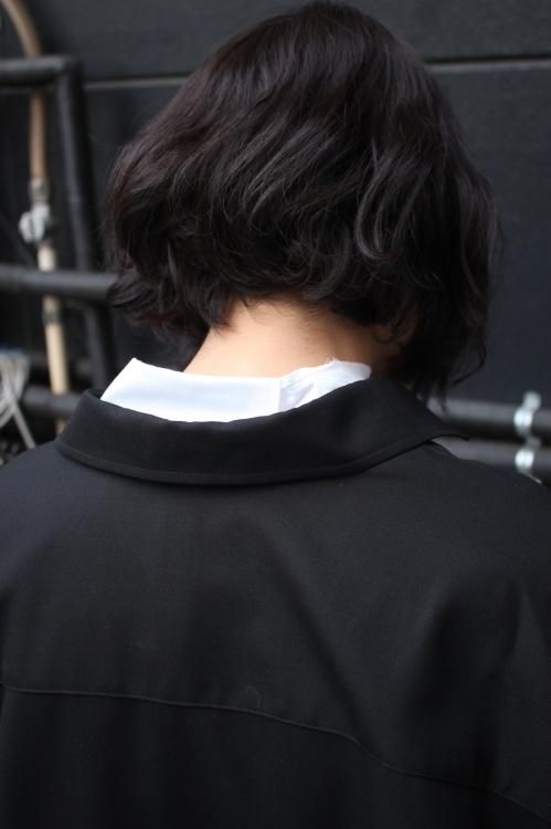 Ground Y Gather Drape Shirt ドレープシャツ 黒 ３ Ground Y Gather Drape Shirt ドレープシャツ 黒 3