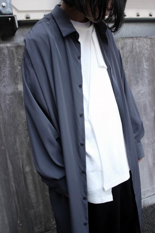 LAD MUSICIAN [ラッドミュージシャン] BACK-FRONT LONG SHIRT ＜デシン ...