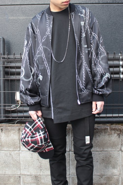 LAD MUSICIAN [ラッドミュージシャン] SATIN CHAIN REVERSIBLE BLOUSON